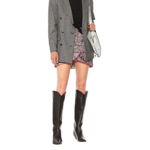 ISABEL MARANT DENVEE BLACK LEATHER BOOTS (NEVER WORN)